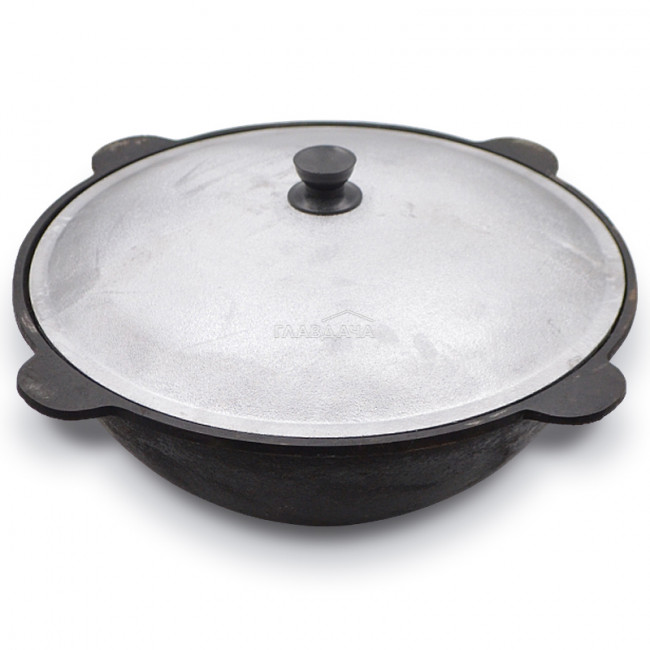 0922 Cast Iron pot 22,0L with lid Iron saucepan