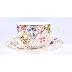Cup and saucer 2 pcs., 250 ml., Cups with saucer (sets)