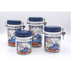 Set of jars for bulk products with lid