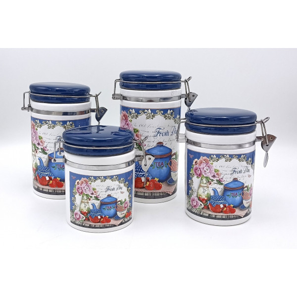 488G Set of jars for bulk products with lid