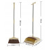 Self-cleaning broom & dustpan