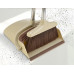 Self-cleaning broom & dustpan