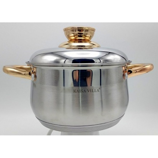 Stainless Steel Casserole Dish Stewing Pot Induction 2.1L