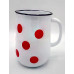 Enamel spotted Jug 2,5l Teapot, coffee pot