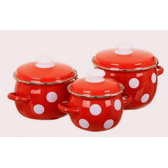 Kitchen set of saucepans 1/3 Pease Set of dishes