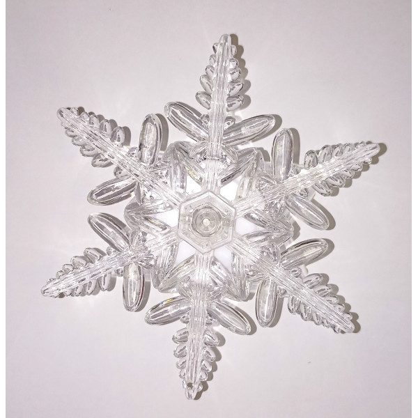 Y7216 Jõulukaunistus LED-lumehelves aknale, 11 cm