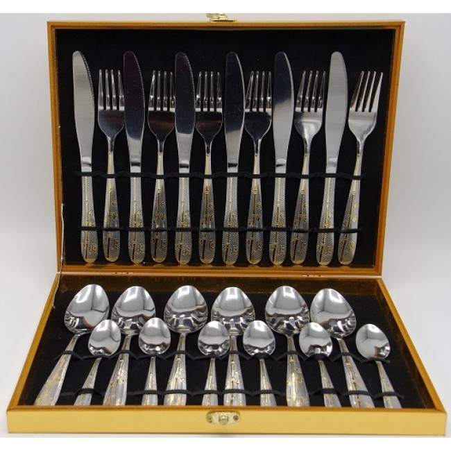 F-07 Cutlery set 24 items Kitchenware of metal