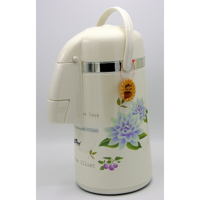 Vacuum flask with pump 3L Teapot, coffee pot
