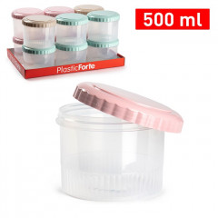 Round container with lid, Household goods