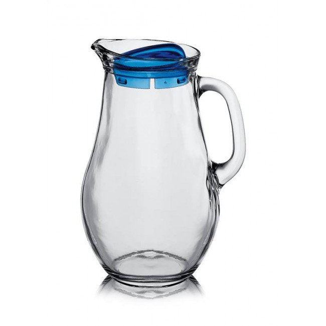 Glass jug with lid 