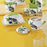 Butter dishes, sugar bowls, misc (11)