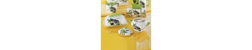Butter dishes, sugar bowls, misc