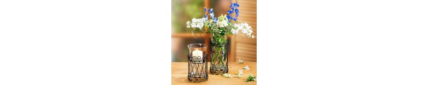 Vases and candleholders