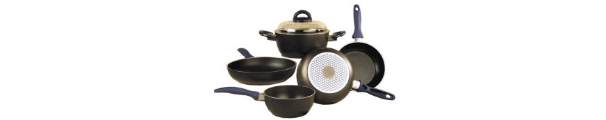 Cookware coated with dark