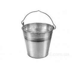 Galvanized bucket 2 L Galvanized cookware